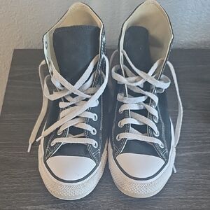 Converse Black and White High-Top Sneakers